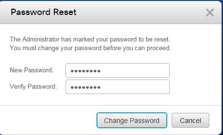 Solved: Password reset .